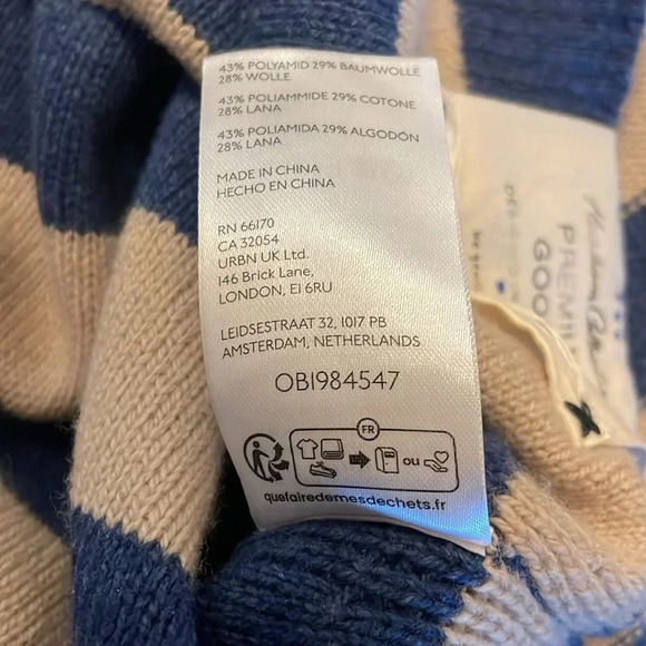 Free People Into the Blue Pullover Sweater M - Picture 8 of 8